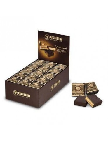 Wafer Babbi Viennesi Ripieni di Crema Vaniglia Ricoperti di Cioccolata Fondente 10 g. ( NON DISPONIBILE )
