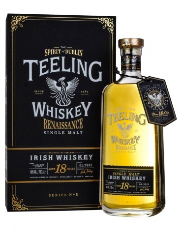 Whisky Teeling Single Malt 18 Anni - Calvados Casks- 2022 -  0,70 lt.