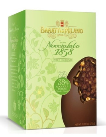 Uovo Baratti & Milano Nocciolato Extra Fondente (Senza Glutine) - 370g  ( NON DISPONIBILE )