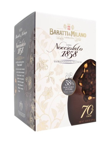 Uovo Baratti & Milano Nocciolato Fondente 70% Cacao (Senza Glutine) - 370g  ( NON DISPONIBILE )