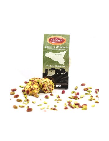 Paste di Mandorle con Pistacchio Fratelli Scimeca Busta 150 g ( NON DISPONIBILE )