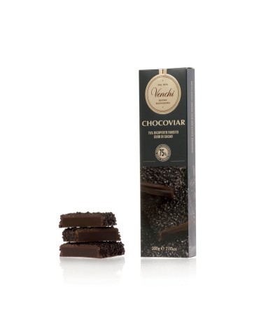 Stecca Chocoviar Cuor di Cacao 75% Venchi 200 g. ( NON DISPONIBILE )