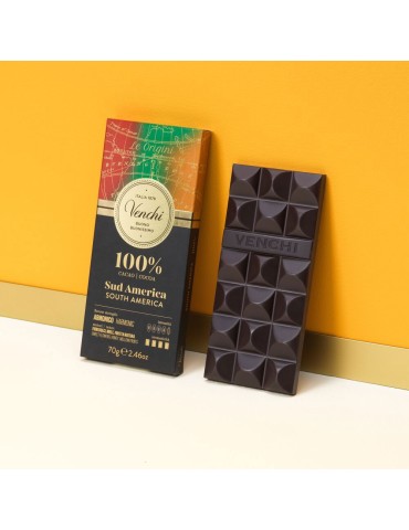 Tavoletta Cioccolato Venchi Fondente Sud America 100% - 70 g. ( NON DISPONIBILE )