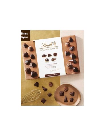 Scatola Cioccolatini Lindt Dolci Capolavori 17 Praline Fondenti - 168 g.( NON DISPONIBILE )