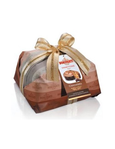 Panettone Bonifanti Glassato Gocce di Cioccolato Incarto - 1 kg ( NON DISPONIBILE )