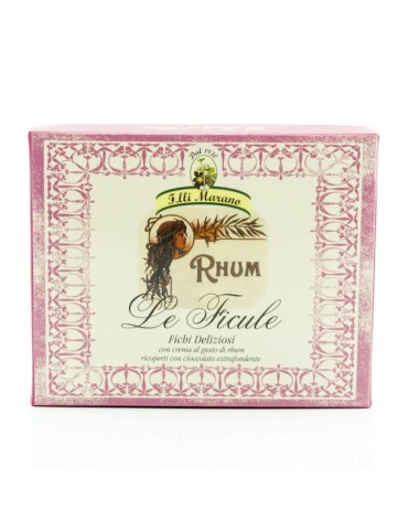 Fichi Marano Le Ficule con Crema al gusto di Rhum e ricoperti di Cioccolato Fondente 200 g. ( NON DISPONIBILE )