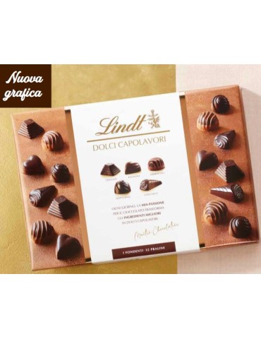 Scatola Cioccolatini Lindt Dolci Capolavori 35 Praline Fondenti - 337 g. ( NON DISPONIBILE )
