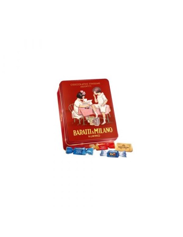 Scatola Cioccolatini Baratti e Milano Cioccolatini Assortiti Latta - 300 g.