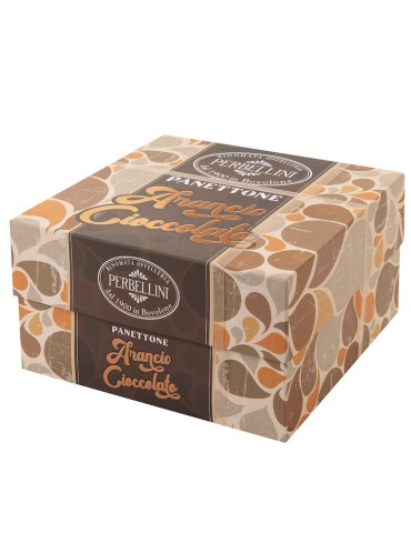 Panettone Perbellini Arancio Cioccolato Scatola - 850g  ( NON DISPONIBILE )
