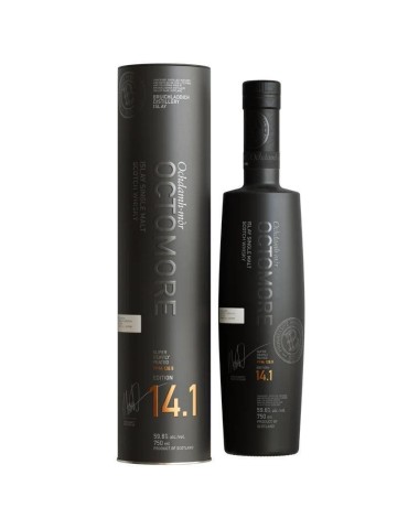 Whisky Bruichladdich Octomore Edition 14.1 Peated PPM. 128.9 - 59,6% Vol. - 0,70 lt