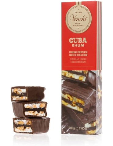 Stecca Torrone al Rhum Ricoperto Venchi 200 g.( NON DISPONIBILE )