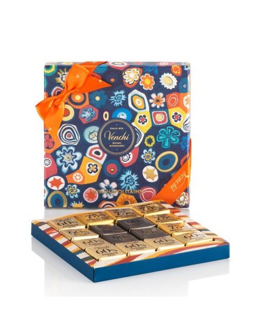 Scatola Cioccolatini Venchi Piastrella Mini Blend Murrine - 47 g.