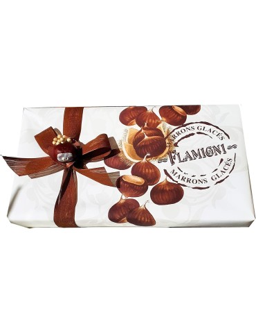 Scatola Marrons Glaces Flamigni Incartata Regalo - 240 g. ( NON DISPONIBILE )