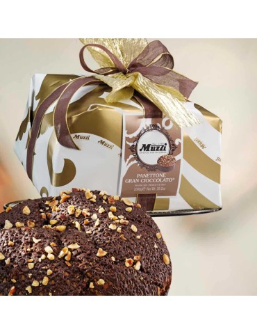 Panettone Muzzi Gran Cioccolato - 1 kg.  ( NON DISPONIBILE )