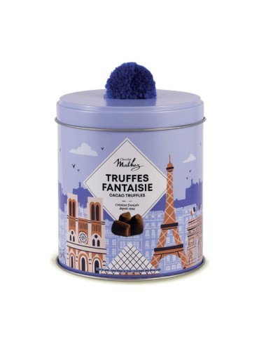 Scatola Latta Tartufi Mathez Cacao - Paris - 250 g. ( NON DISPONIBILE )