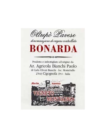 Bonarda Bianchi Oltrepo Pavese Frizzante 2021 - 0,75 Lt.  ( NON DISPONIBILE )