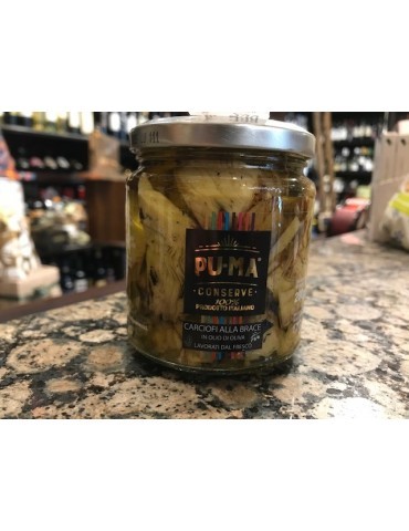 Carciofini alla Brace PU-MA in Olio di Oliva 280 g. ( NON DISPONIBILE )