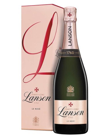 Champagne Lanson Rosè Label Brut Rosè - 0,75 lt.  ( NON DISPONIBILE )
